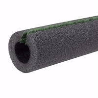 Jones Stephens 4-1/2" ID (4" IPS) Self-Sealing Black Polyethylene Foam Pipe Insulation, 1/2" Wall Thickness, 24 ft. per Carton I53412