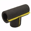 Jones Stephens 3/4" ID Self-Sealing Black Polyethylene Foam Pipe Insulation Tee, 3/8" Wall Thickness I59075