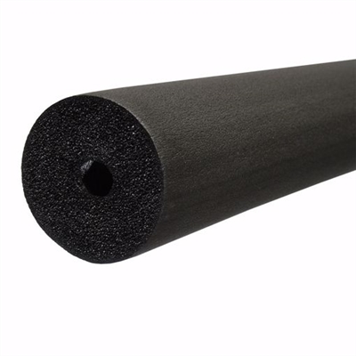 Jones Stephens 2" ID (1-1/2" IPS) Seamless Black Rubber Pipe Insulation, 3/4" Wall Thickness, 66 ft. per Carton I62200