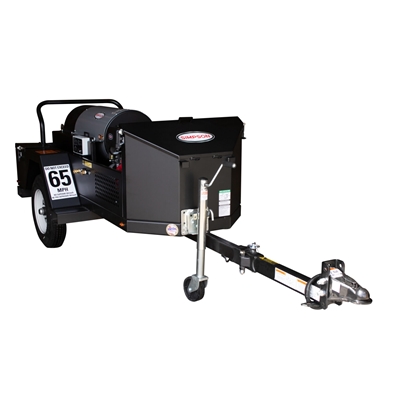 SIMPSON Mini Brute 4000 PSI at 4.0 GPM HONDAÂ® GX390 with General PumpÂ® Industrial Triplex Hot Water Professional Gas Pressure Washer Trailer KB4040252E