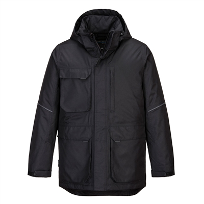 Portwest KX3 Parka Jacket Black KX360BKR