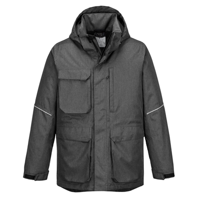 Portwest KX3 Parka Jacket Gray/Marl KX360GMR