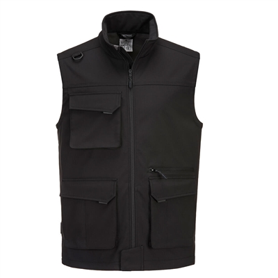 Portwest KX3 Softshell Gilet (3L) Black KX363