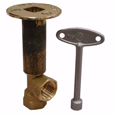 Jones Stephens Polished Brass Angle Standard Log Lighter Valve L75002