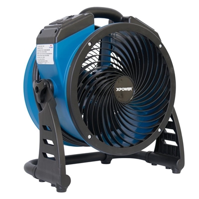 XPOWER P-26AR Industrial 12" Axial Air Mover Blue