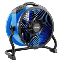 XPower Professional Sealed 1/4 HP Motor Axial Fan P-39AR-Blue