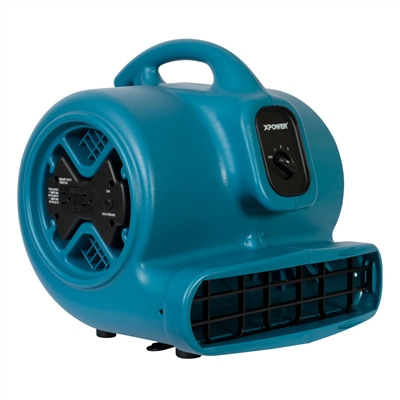 XPOWER P-600A 1/3 HP Air Mover with Build-in Power Outlets