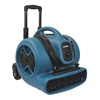 XPower P-630HC 1/2 HP Air Mover w/ Telescopic Handle & Wheels & Carpet Clamp