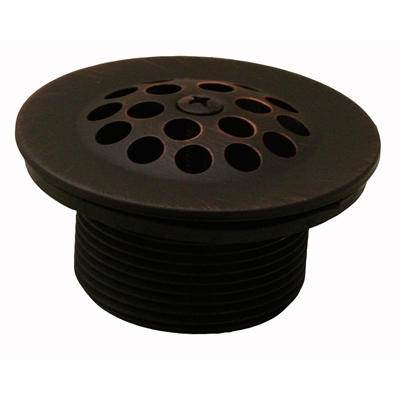 Jones Stephens 1-1/2" Old World Bronze Grid-Style Drain P3563WB