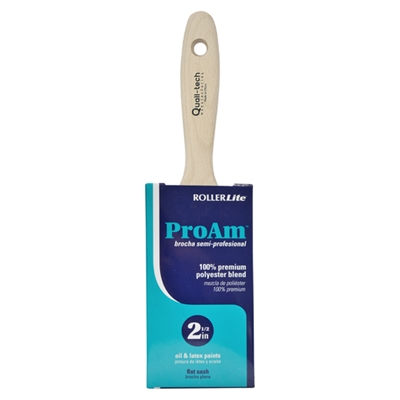 Rollerlite Pro-Am 2.5" Flat Paint Brush PAB-25 Case of 6