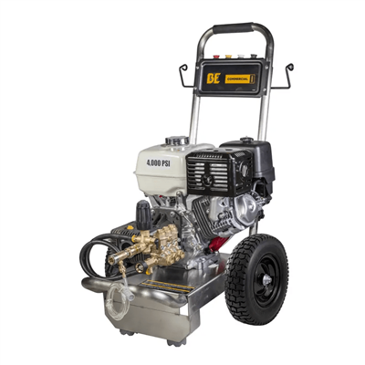 BE Pressure 4,000 PSI - 4.0 GPM Gas Pressure Washer with Honda GX390 Engine and Comet Triplex Pump PE-4013HWPSCOMZ