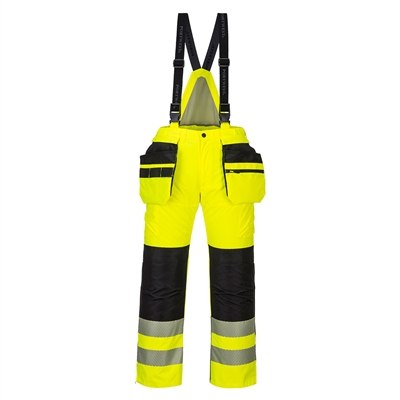 Portwest PW3 Hi-Vis Winter Pants Yellow/Black PW351