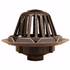 Jones Stephens 2" PVC Roof Drain with Cast Iron Dome R18001