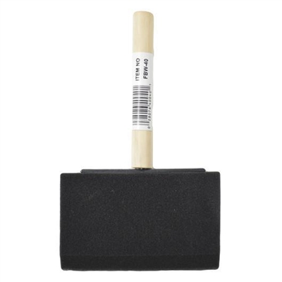 Rollerlite 4" Foam Paint Brush FBW-40 Case of 50