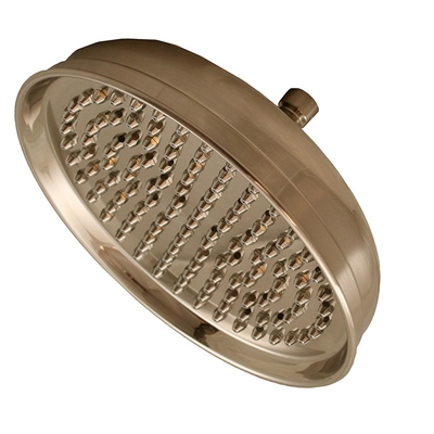 Jones Stephens 10 in. Round Pan-Style Rain Shower Head With Metal Tips S01086BN