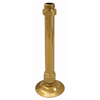 Jones Stephens 6" Polished Brass PVD Ceiling Mount Shower Arm S01151