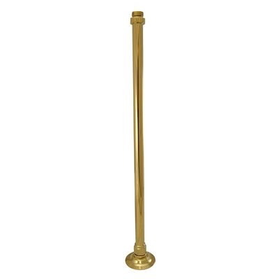 Jones Stephens 18" Polished Brass PVD Ceiling Mount Shower Arm S01153