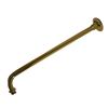 Jones Stephens 18" Polished Brass 90Â° Shower Arm With Flange S01156