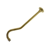 Jones Stephens 18" Polished Brass 90Â° Raised Bend Shower Arm S01157