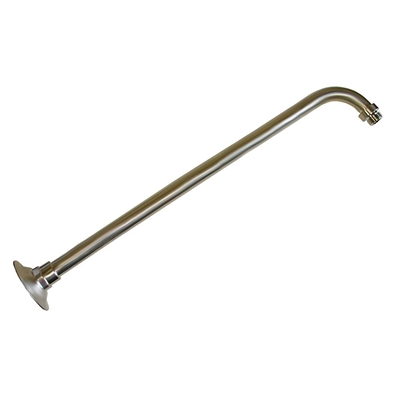 Jones Stephens 18" Brushed Nickel 90Â° Shower Arm With Flange S0156BN