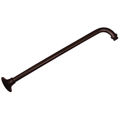 Jones Stephens 18" Old World Bronze 90Â° Shower Arm With Flange S0156WB