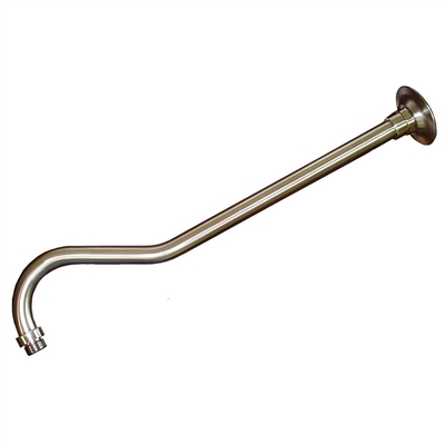 Jones Stephens 18" Brushed Nickel 90Â° Raised Bend Shower Arm S0157BN