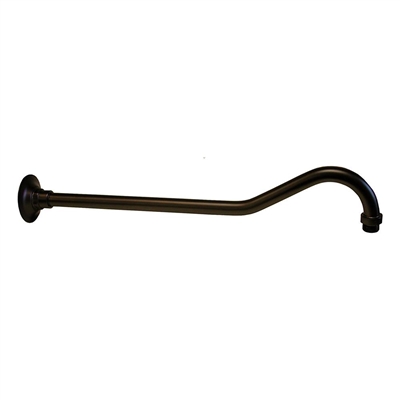 Jones Stephens 18" Oil Rubbed Bronze 90Â° Raised Bend Shower Arm S0157RB