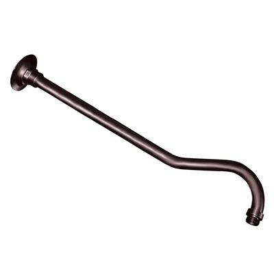 Jones Stephens 18" Old World Bronze 90Â° Raised Bend Shower Arm S0157WB