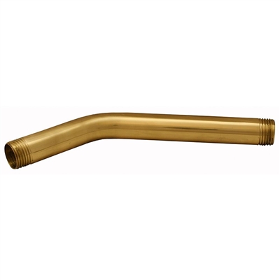 Jones Stephens 8" Polished Brass Wall Mount Shower Arm S03032