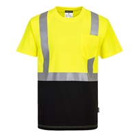 Portwest Nashville Two-Tone T-Shirt Yellow/Black S358