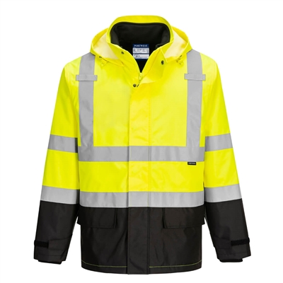 Portwest Hi Vis 3-in-1 Contrast Jacket Yellow/Black S362YBR