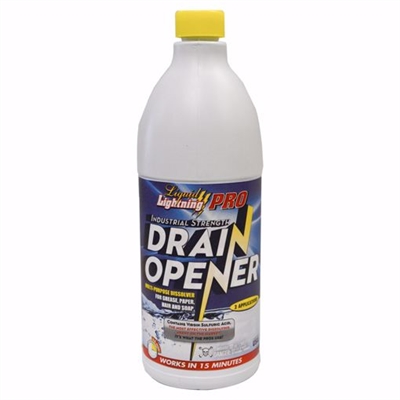 Jones Stephens 1 Quart Liquid Lightning Pro Drain Opener S95793 Case of 12