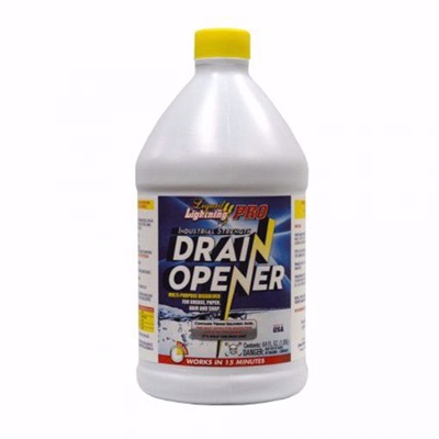 Jones Stephens 1/2 Gallon Liquid Lightning Pro Drain Opener S95794 Case of 24