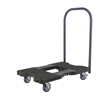 Snap-Loc 1,200 lb General Purpose E-Track Push Cart Dolly Black SL1200P4TB