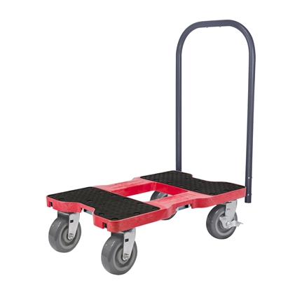 Snap-Loc 1,800 lb Super-Duty E-Track Push Cart Dolly Red SL1800P6R