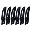 Snap-Loc Black Snap-Loc E-Track Single Strap Anchor SLSB6 Pack of 6