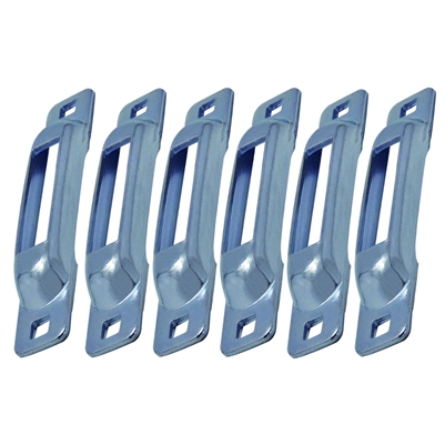 Snap-Loc Zinc Snap-Loc E-Track Single Strap Anchor SLSZ6 Pack of 6