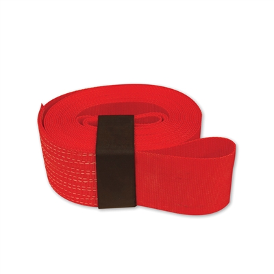 Snap-Loc Tow Strap 4"x30' 20,000 lb. Red SLTT430K20R