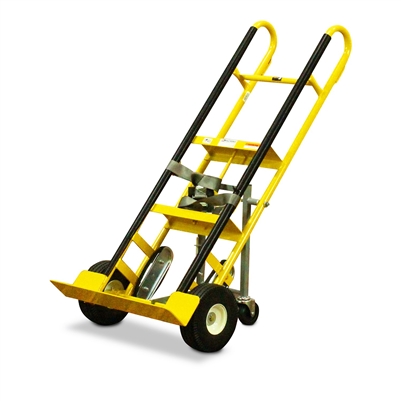 Snap-Loc 500 lb Capacity 4 Wheel Appliance E-Track Hand Truck Cart with Cinch SLV0500ACY