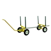 Snap-Loc 2,000 lb Capacity All-Terrain 4 Wheel Lumber and Pipe Cart SLV2000LPCY