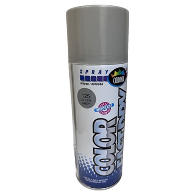 Corona Aero Spray Paint Silver/Dark Grey (13.52 oz) SP-1B125 Case of 12