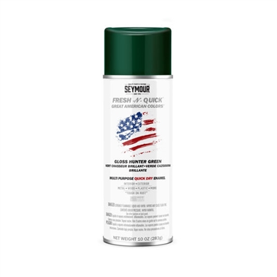 Seymour Fresh-N-Quick Multi-Purpose Spray Paint Hunter Green (10 oz) SP-GH Case of 6