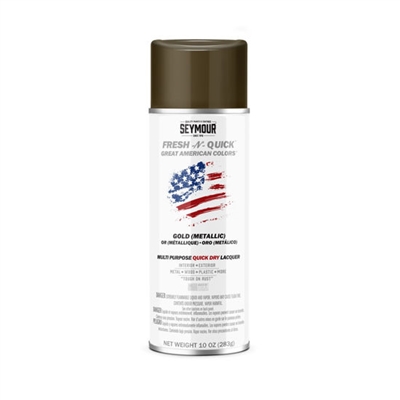 Seymour Fresh-N-Quick Multi-Purpose Spray Paint Gold Metallic (10 oz) SP-GWA Case of 6