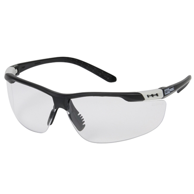 Safety Works Semi-Rimless w/Width-Adjustable Frame & Clear Lens Safety Glasses SWX00255 Case of 12