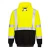 Portwest Two-Tone Hooded Sweatshirt Yellow/Black UB324YBR