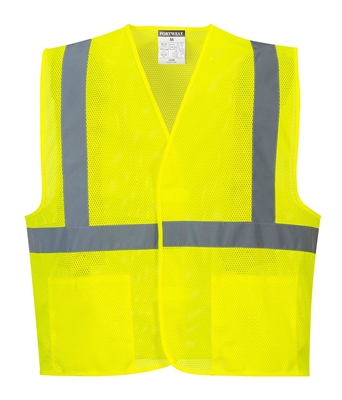 Portwest Economy Mesh Vest Yellow UC492