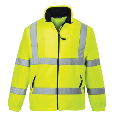 Portwest Hi-Vis Mesh Lined Fleece Yellow UF300