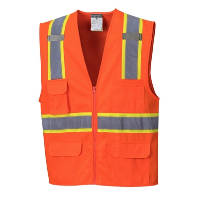 Portwest Jackson Contrast Hi-Vis Vest US372