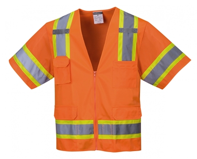 Portwest Aurora Sleeved Hi-Vis Vest US373