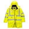 Portwest Hi-Vis 7 in 1 Traffic Jacket Yellow US427